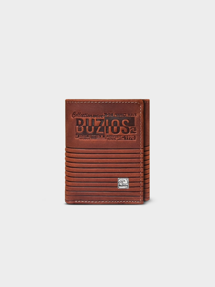 Billetera Trifold Buzios Burdeos