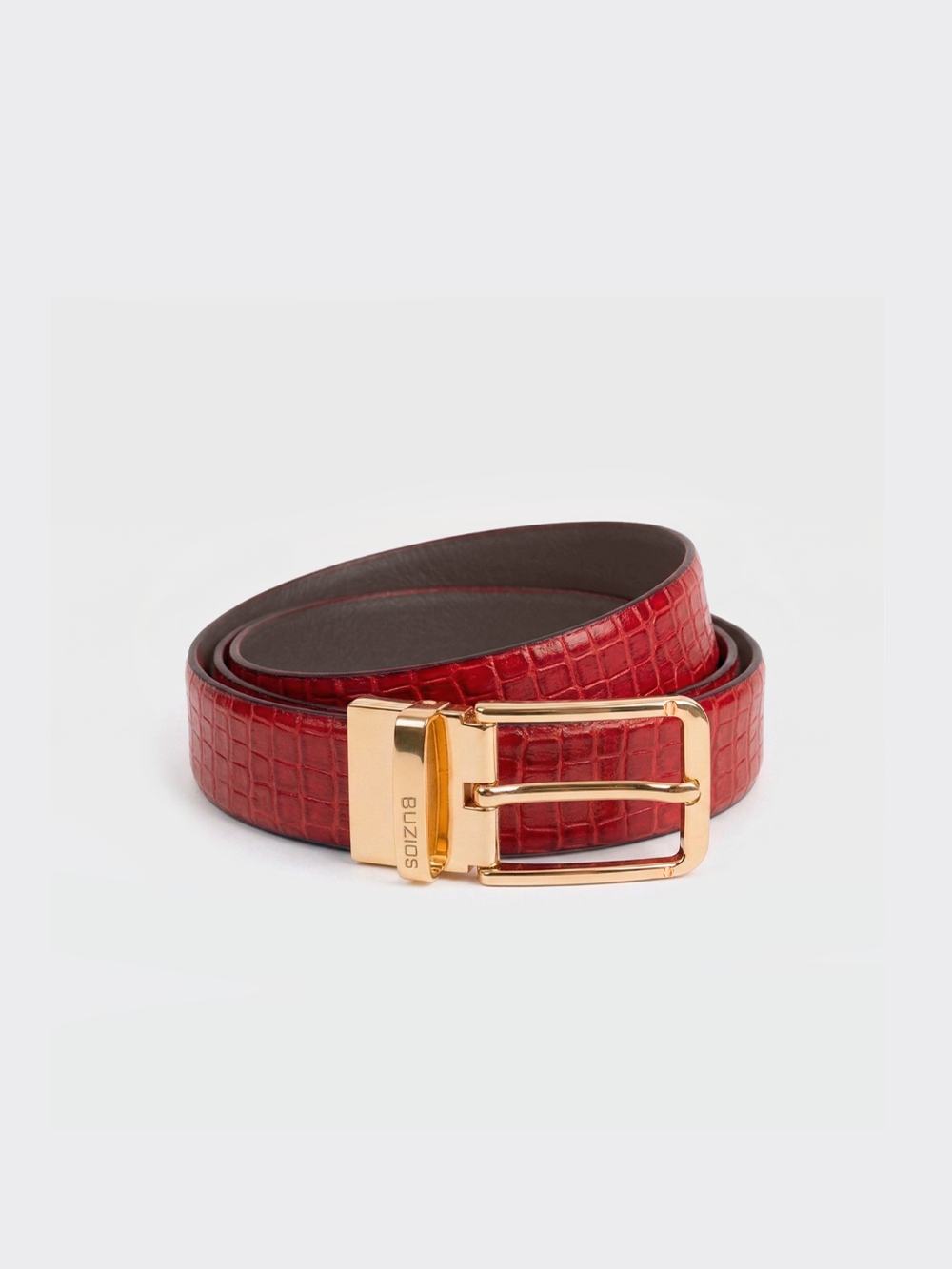 Correa Dama Reversible Buzios Crocodile